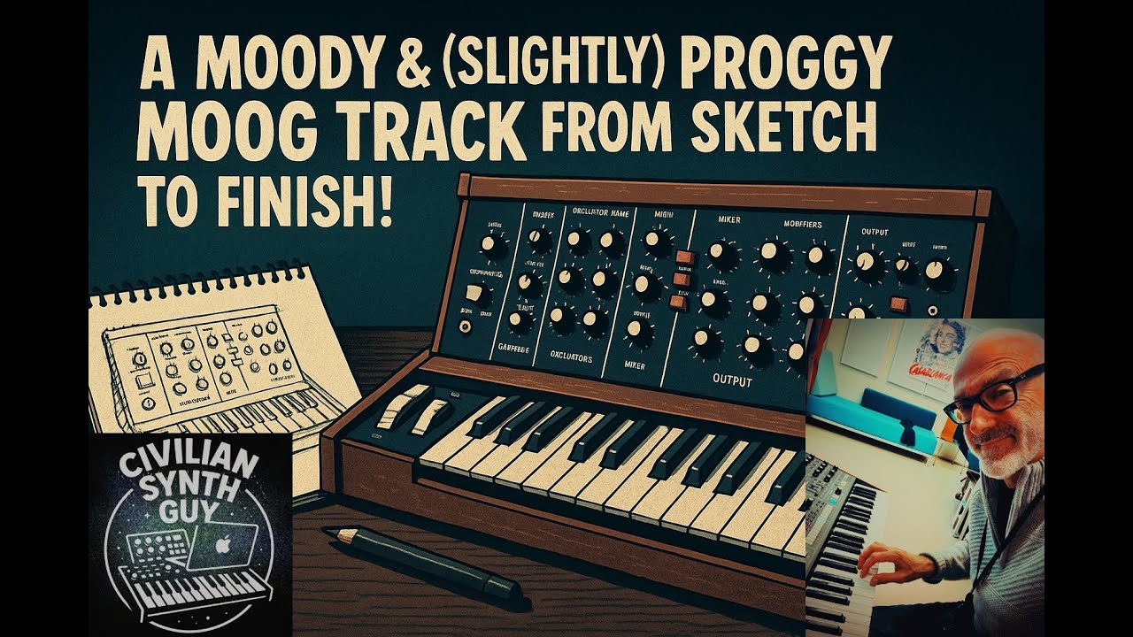 I compose a new Moog instrumental! - YouTube
