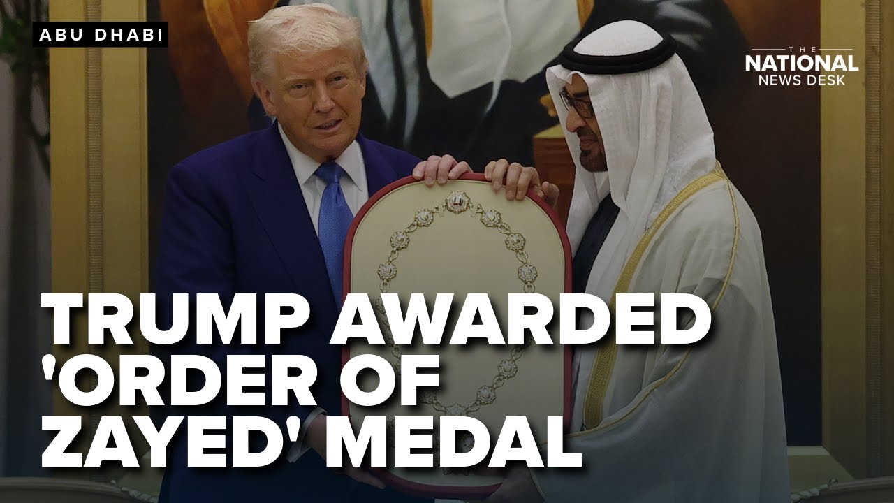 Trump awarded medal for 'exceptional efforts' to strengthen UAE relationship
