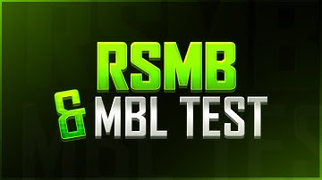 RSMB & MBL Render Settings Test