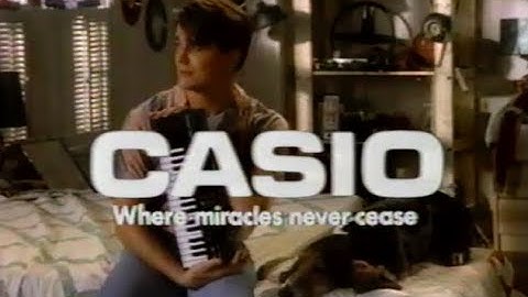 Casio SK-1 Sampling Keyboard Commercial | 1980s & 1990s Commercials