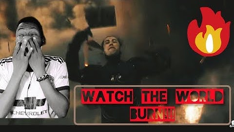 HE IS THE DEVIL! FIRST TIME REACTION| Falling In Reverse "WATCH THE WORLD BURN"