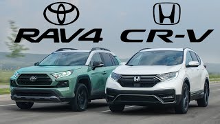 2021 Honda CRV vs Toyota RAV4 Review  BEST SELLERS!