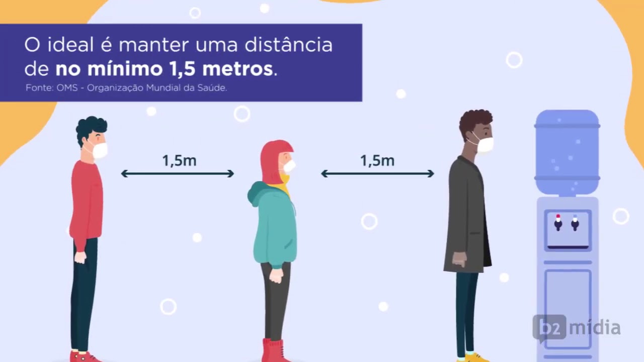 DISTANCIAMENTO SOCIAL - Manter a distância salva vidas!
