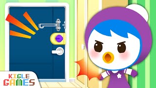 Front Door | Home | Life Safety | Pororo the Little Penguin | KIGLE GAMES screenshot 4