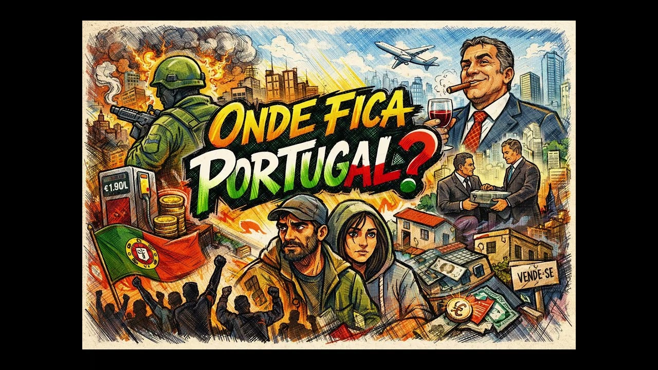 Onde Fica Portugal?  | Rap Tuga de Protesto | Guerra, Corrupção e Esperança