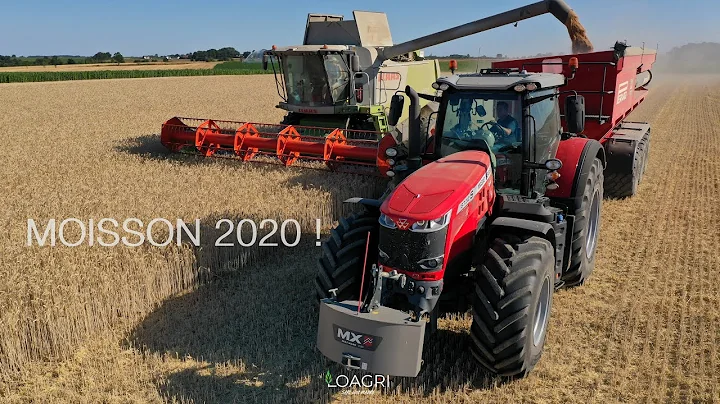 DERNIRE VIDO de MOISSON 2020 : MASSEY 8732S & PERA...