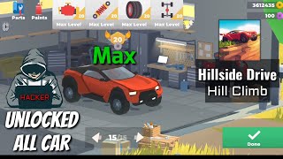 Hillside Drive Hill Climb - Hacked/Unlocked All Car "Walkthrough" (Android/iOs) screenshot 3