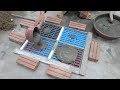 Fantastic Ideas From Cement And Plastic Trays - Techniques Build Beautiful Pot at Home