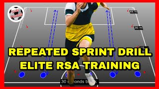 Elite Soccer Fitness: Repeated Sprint Ability Drill