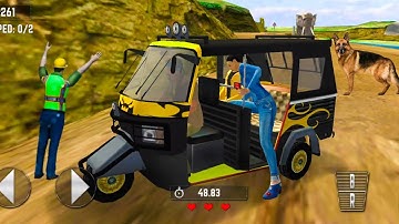 Offroad Tourists Tuk Tuk Simulator #3 - 3D Tuk Tuk Rickshaw Driving Games Android Gameplay