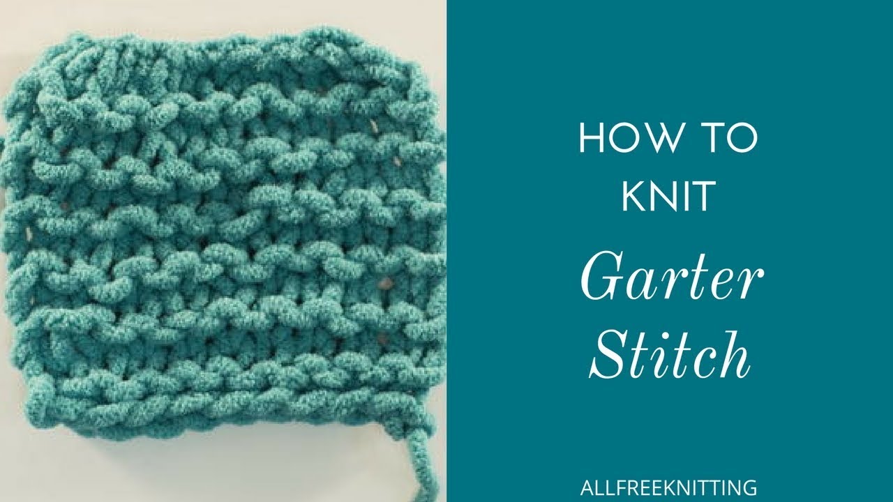 How To Knit Garter Stitch