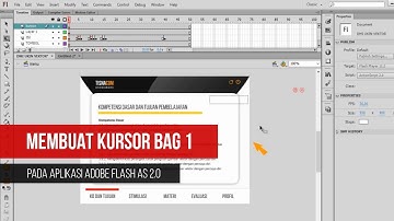 Membuat Kursor Sederhana untuk Media Interaktif pada Aplikasi Adobe Flash