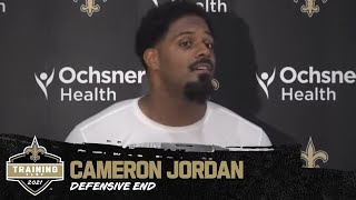 Cam Jordan on Saints DLine, NFL Greats at DE | Saints Training Camp 2021