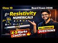Resistivity Numerical Problems Explained | Class 10 Physics | Exam Oriented