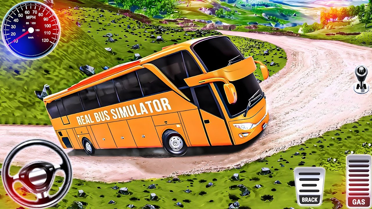 Off-road Bus Driving Simulator 3D - Bus Simulator  - Android GamePlay 