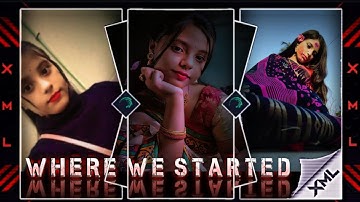 “WHERE WE STARTED New spacial video edit alight Xml" By @rajdep_official_007