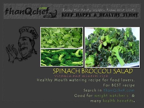 Spinach Broccoli Stir Fry Salad