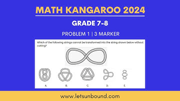 Math Kangaroo 2024 Solutions I Level 7-8 I Problem 1