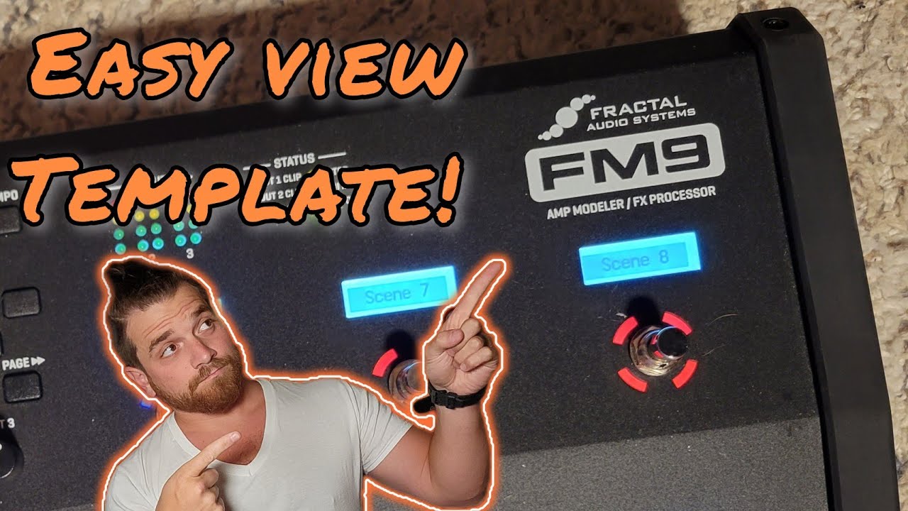 How to make adjustments faster ON the fractal units - free template download