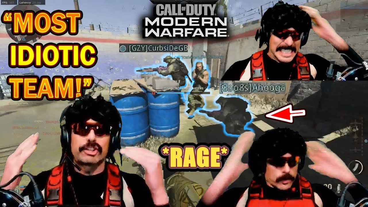 DrDisrespect Plays With THE WORST TEAMMATES EVER in COD Modern Warfare! (RAGE!)