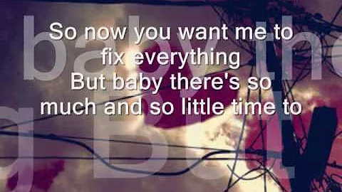 A Rocket To The Moon - I Think About You Everyday Lyrics