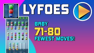 Lyfoes Baby Levels 71 to 80 Walkthrough [100% Perfect!]