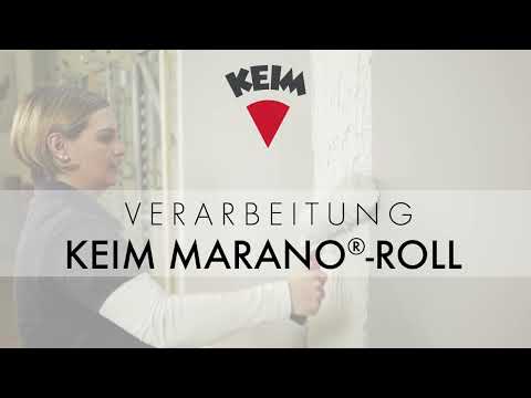 Verarbeitung von Spachtelmassen – KEIM MARANO-® ROLL