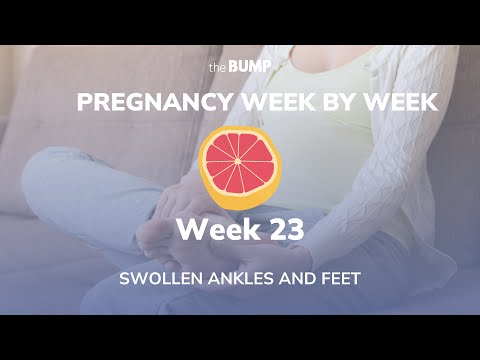 Pregnancy Week 23 | Swollen Ankles and Feet | Pregnancy Week By Week