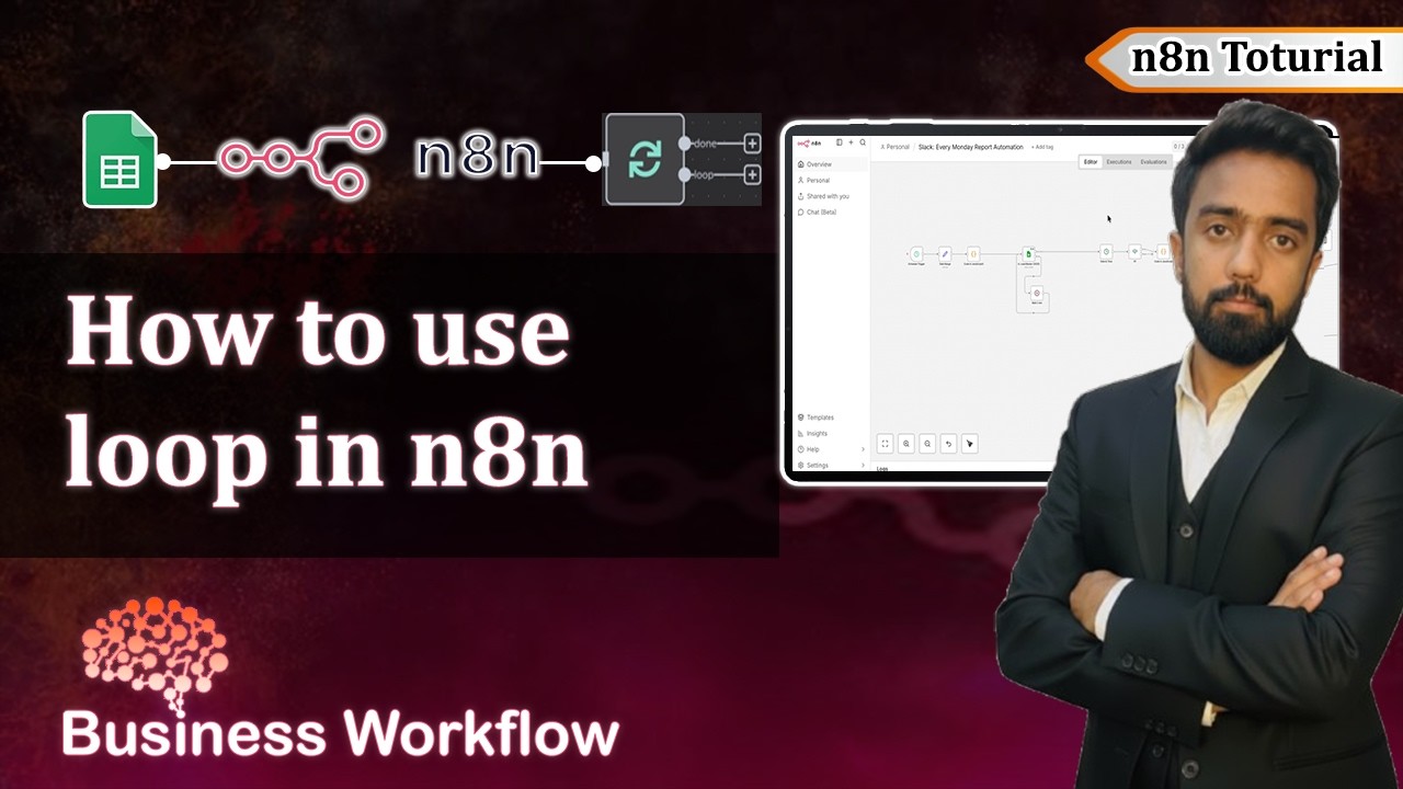 How to Use Loop in n8n | n8n Loop Tutorial for Beginners - YouTube
