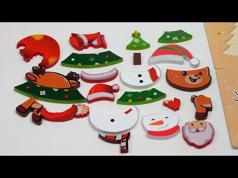 Puzzle Adventure: Wooden Christmas Puzzles for Kids!