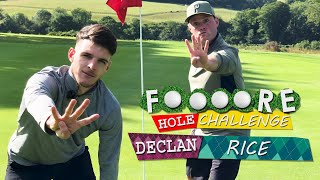 “THEY TRIED TO EGG ME !!🥚🍳” | FOOOORE HOLE CHALLENGE | DECLAN RICE