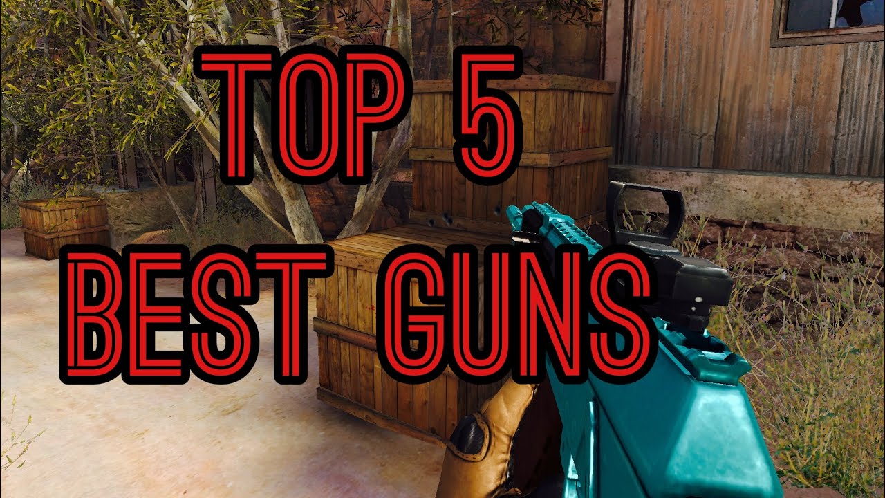 Best guns in bullet force top 5 guns in bullet force YouTube