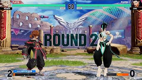 KOFXV mods | Meitenkun (Axl mod) 💥 Luong (as Juri) | CPU vs CPU AI vs AI