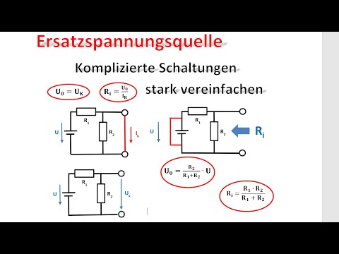 Eine Ersatzspannungsquelle ermitteln sowie grafisch und rechnerisch anwenden / Elektronik