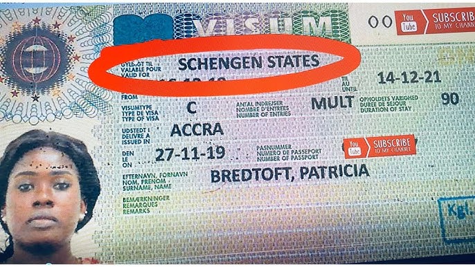 How to Read your SCHENGEN VISA STICKER #Schengen States #Schengenvisastamp - YouTube