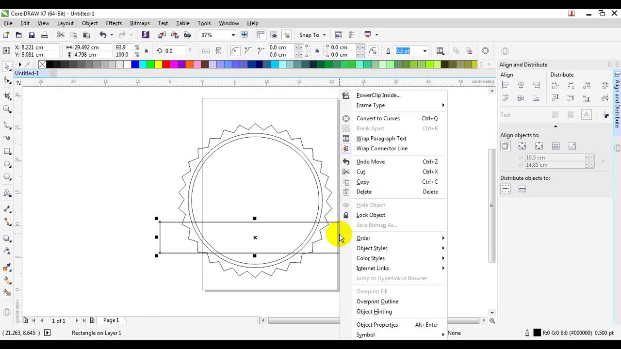 How to design  logo sample  in corel draw  x7 easy logo 