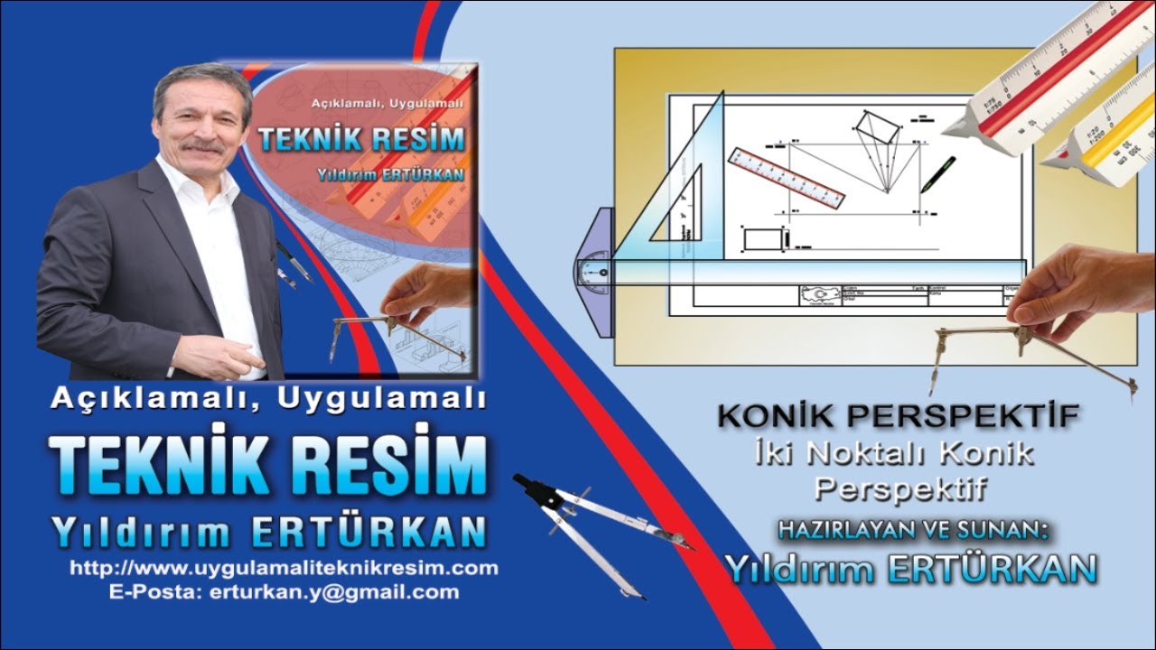 KONİK (MERKEZİ) PERSPEKTİF İki noktalı (Açısal) Perspektif