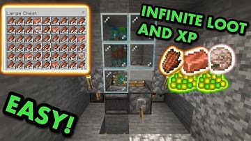 SIMPLE 1.21 DROWNED COPPER AND XP FARM TUTORIAL in Minecraft Bedrock (MCPE/Xbox/PS4/Switch/PC)