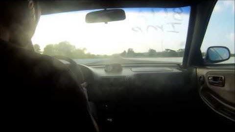 Daddy Built Racing  Turbo Integra 11.50@128mph in car video