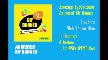 I can design amazing eye catching animated gif banner ads
