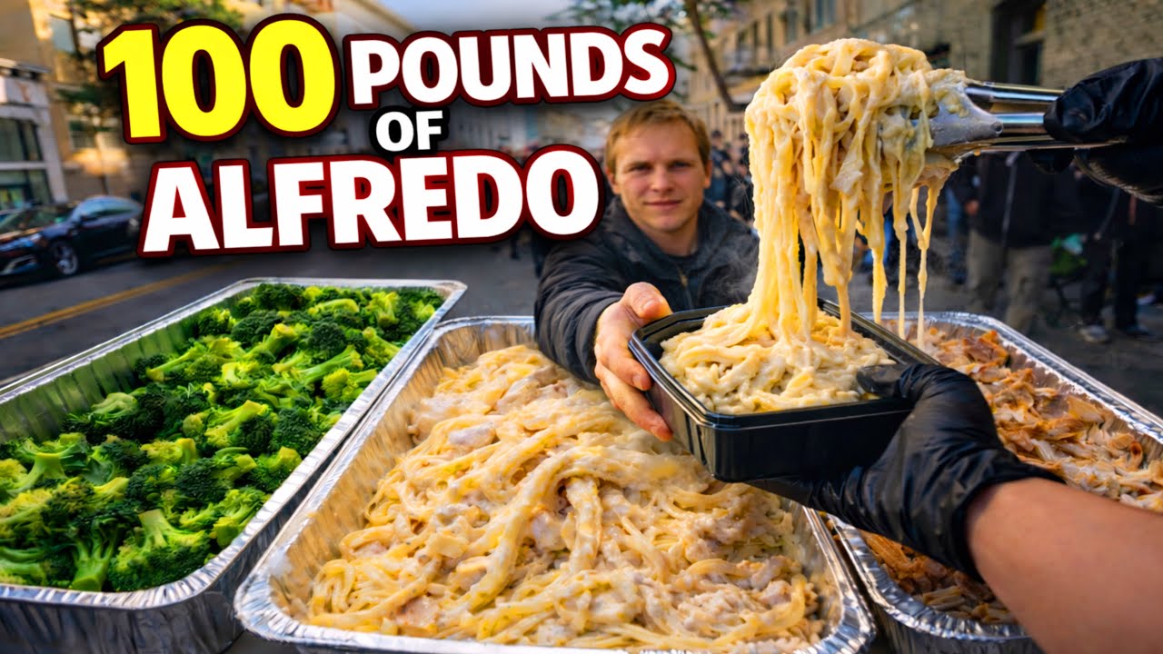 I Made 100 Pounds of Chicken Alfredo for the Homeless… I Didn’t Know If Anyone Would Come