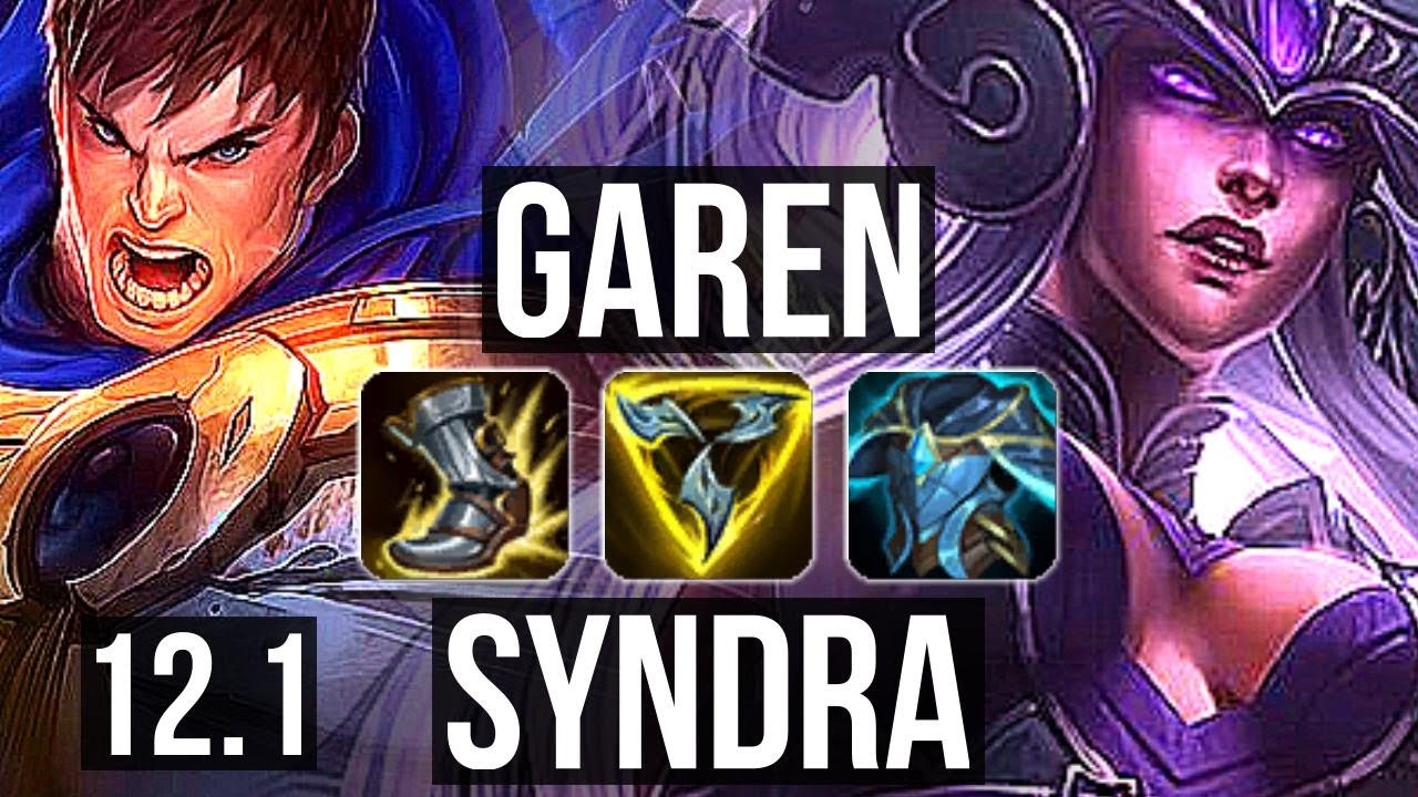 GAREN vs SYNDRA (TOP) | 5/0/3, 2.1M mastery, 600+ games | BR Diamond | 12.1
