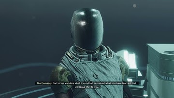 Starfield - Unity: Leave Scorpius: The Emissary "Seek The Moon of Old Earth" (Gives Key) Gameplay