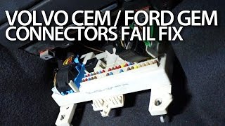 Volvo C30 S40 V50 Cem / Ford Focus Mk2 Gem Connectors Fix - Youtube