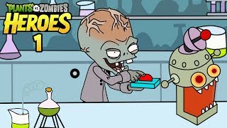 PLANTS VS ZOMBIES HEROES - Episode 1 - Origin Of The Heroes ANIMATION!