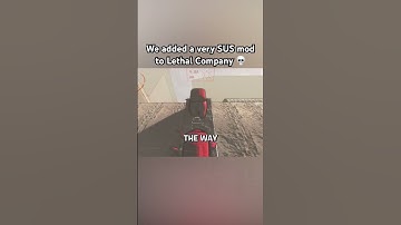 We added a very SUS Mod to Lethal Company #lethalcompany #gaming #funnymoments