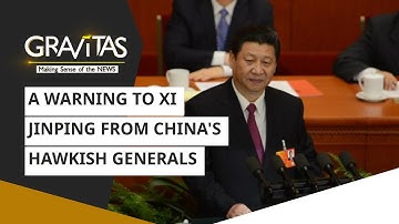 Gravitas: A warning to Xi Jinping from China