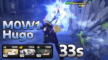M0W1 Hugo vs Armored Hati (33s) | Shiyu Defense 7 | ZZZ 1.7