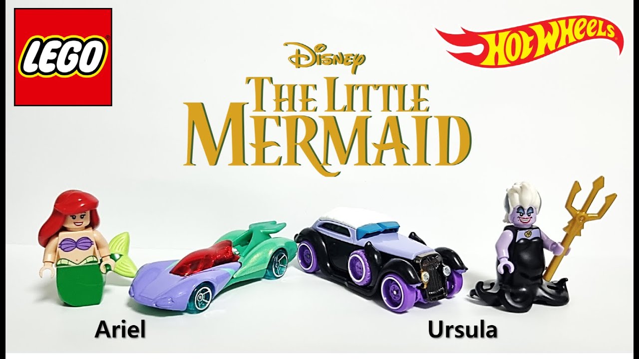 LEGO X DISNEY X HOTWHEELS Collaboration (The little mermaid- Ariel