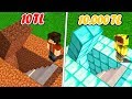 10 TL GİZLİ GEÇİT VS 10.000 TL GİZLİ GEÇİT! 😱 - Minecraft